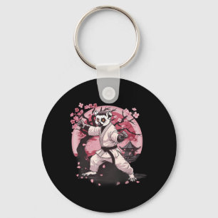 Karate Lemur Motiv Taekwondo Jiu-Jitsu MMA Schlüsselanhänger