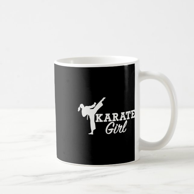 Karate Mädchen 1  Kaffeetasse (Rechts)