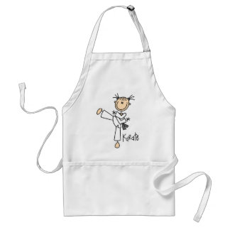 Karate-Mädchen-T-Shirts und Geschenke Schürze