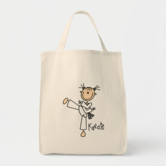 Karate-Mädchen-T-Shirts und Geschenke Tragetasche