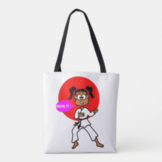 Karate-Mädchen-Taschen-Tasche