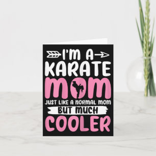 Karate Mama Funny Karate Martial Arts Black Belt M Karte