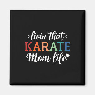 Karate Mama Life Retro - Magnet