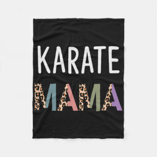 Karate Mama Martial Art Women Gift - Funny Karate Fleecedecke