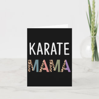 Karate Mama Martial Art Women Gift - Funny Karate Karte