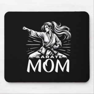 Karate Mama Martial Arts Mother Family Bonding Mousepad