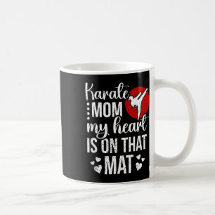 Karate Mama mein Herz ist auf dieser Mat Karate Ma Kaffeetasse
