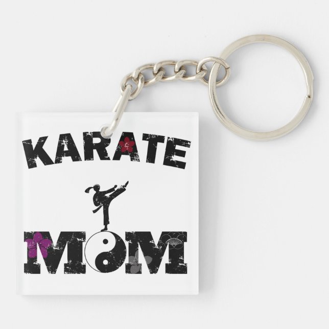 Karate MAMA Schlüsselanhänger (Rückseite)