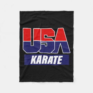 Karate Martial Arts 2021 USA-Team Fleecedecke
