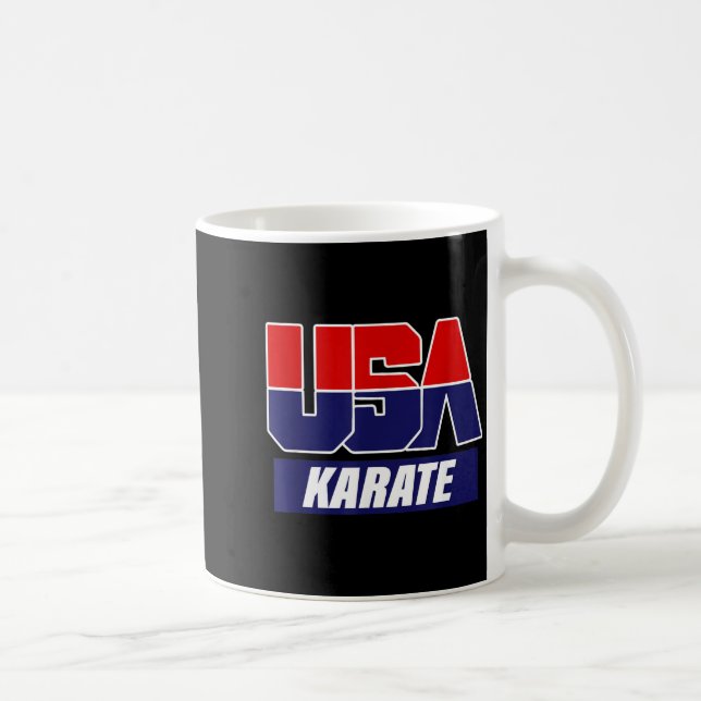 Karate Martial Arts 2021 USA Team Kaffeetasse (Rechts)