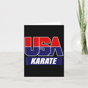 Karate Martial Arts 2021 USA Team Karte
