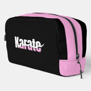 Karate Martial Arts Girly Pink Waschbeutel