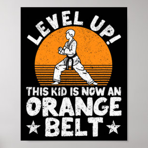 Karate Martial Arts Level hoch dieses Kids ist jet Poster