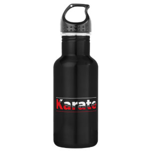 Karate Martial Arts Red Edelstahlflasche