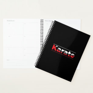 Karate Martial Arts Red Planer