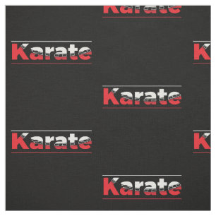 Karate Martial Arts Red Stoff