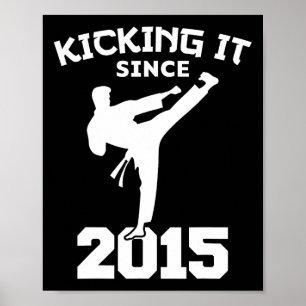 Karate Martial Arts Tritt Es Seit 2015 Lustig Ki Poster