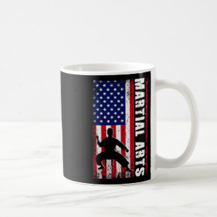 Karate Martial Arts Usa American Flag Patriotic Gi Kaffeetasse
