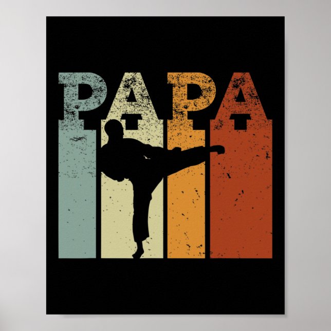 Karate Martial Arts Vintag Poster (Vorne)