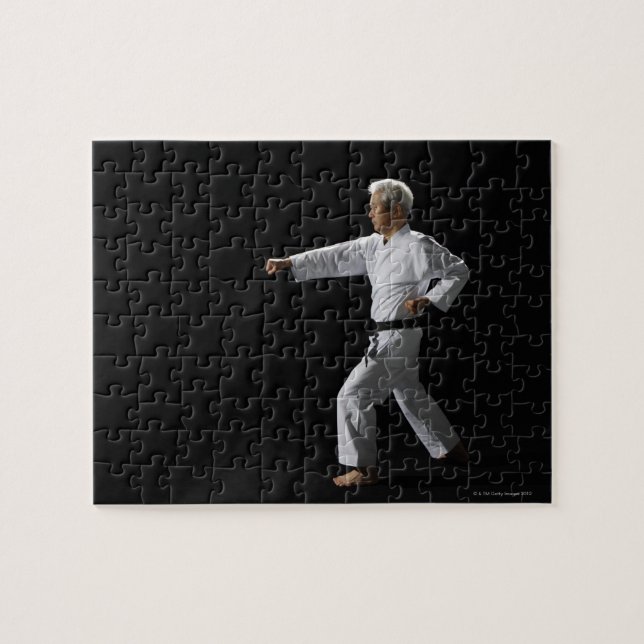 Karate Master Demonstration, Studio Shot Puzzle (Horizontal)