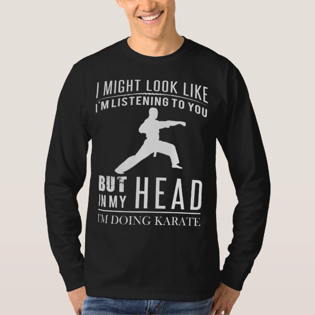 Karate Mastermind T-Shirt - Stille Fokussierung, v (Vorderseite)