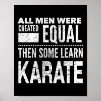 Karate Men Martial Arts Sensei Funny Statement für