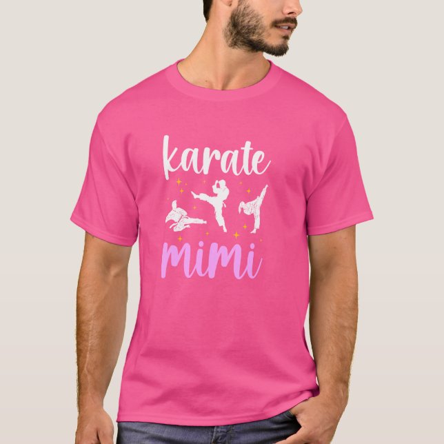 Karate Mimi Proud Karate Mimi Grandma T-Shirt (Vorderseite)