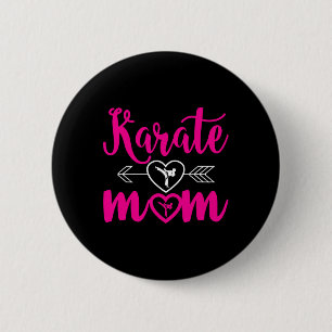 Karate Mom - Mom kann Karate Button