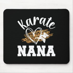 Karate Nana Leopard Karate Nana Grandma 1 Mousepad