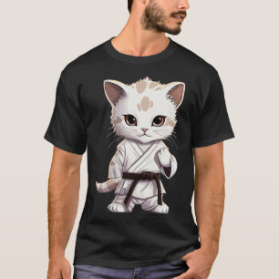 Karate Niedlich Kitten Martial Arts Kitty for Cat T-Shirt
