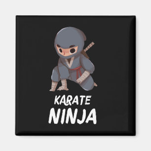 Karate Ninja Boy Funny Martial Arts Sports Magnet