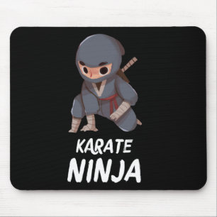 Karate Ninja Boy Funny Martial Arts Sports Mousepad
