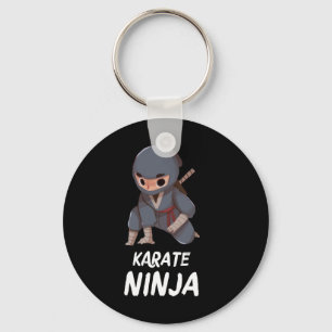 Karate-Ninja-Junge Lustiger Kampfsport Sport Schlüsselanhänger