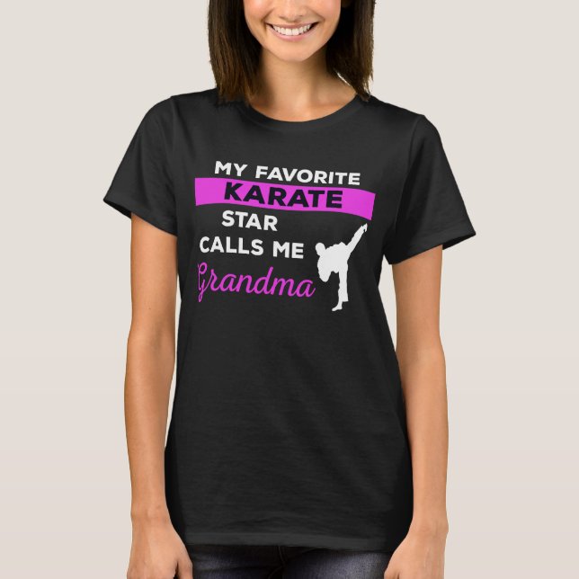 Karate Oma T-Shirt (Vorderseite)