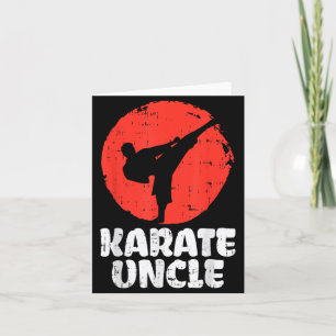 Karate Onkel Kämpfer japanische Kampfsportarten Mä Karte
