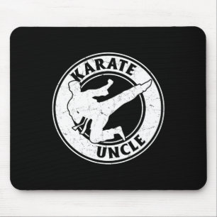 Karate Onkel Karate Kämpfer Onkel Karate Mousepad