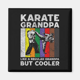 Karate-Opa Vintage Taekwondo Karate Magnet
