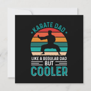 Karate Papa Einladung