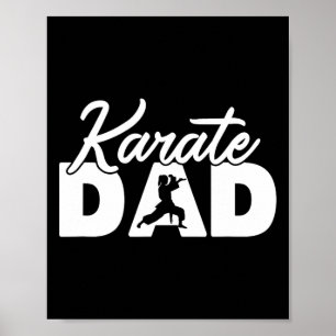 Karate Papa - Funny Karate Vater Geschenk Poster