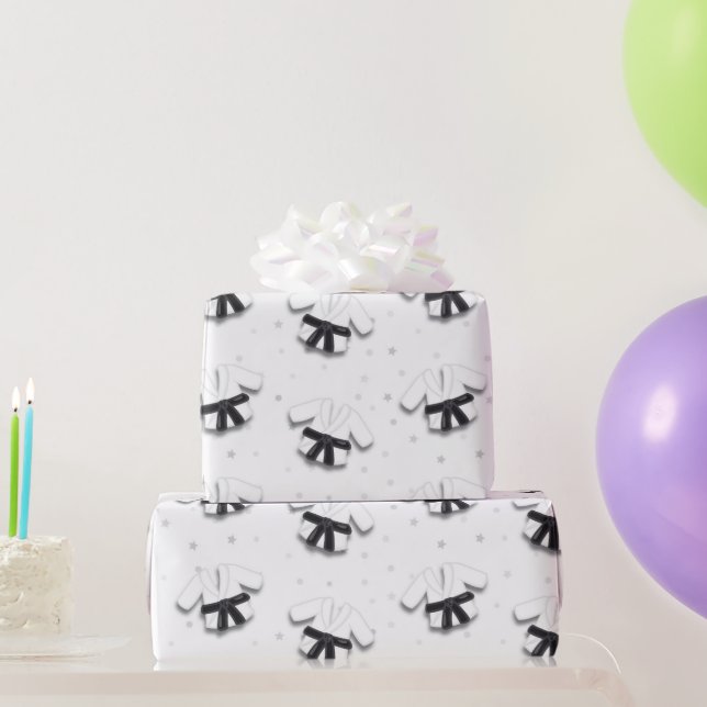 Karate Pattern Geschenkpapier (Partygeschenke)