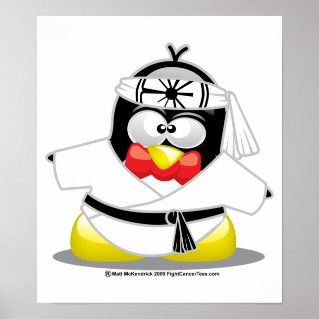 Karate Penguin Poster (Vorne)