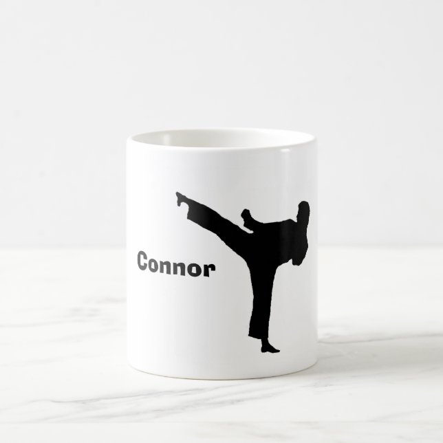 "Karate-" personalisierte Tasse (Mittel)