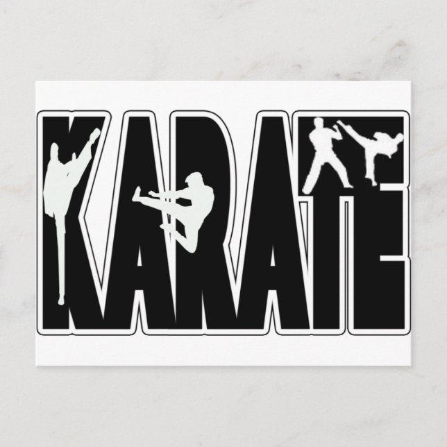 KARATE POSTKARTE (Vorderseite)