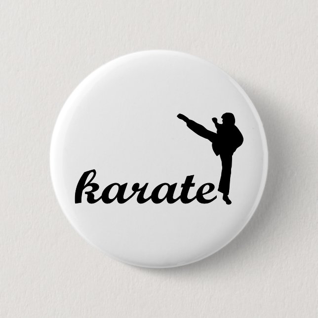 Karate-Produkte! Button (Vorderseite)