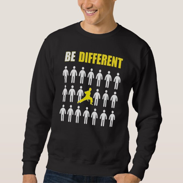 Karate Rider sein andere Inspiration Sweatshirt (Vorderseite)