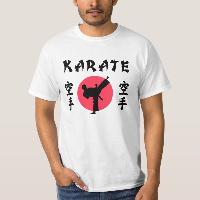 Karate Rising Sun T - Shirt (Vorderseite)