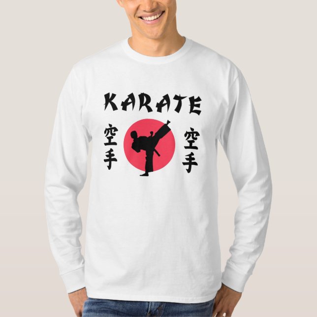 Karate Rising Sun T - Shirt (Vorderseite)
