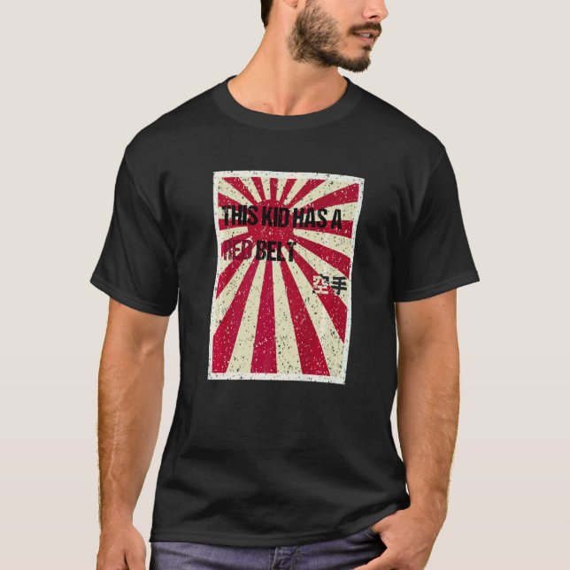Karate Roter Gürtel Jugend T-Shirt (Vorderseite)