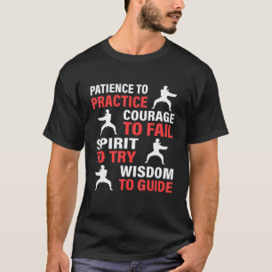 Karate-Schüler Lehrer Trainee Trainer Karateka Pr T-Shirt