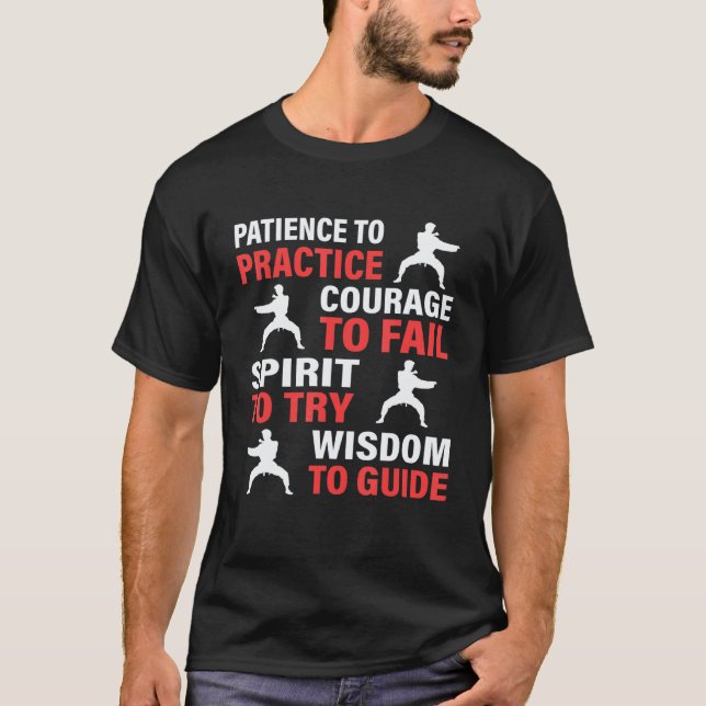 Karate-Schüler Lehrer Trainee Trainer Karateka Pr T-Shirt (Vorderseite)